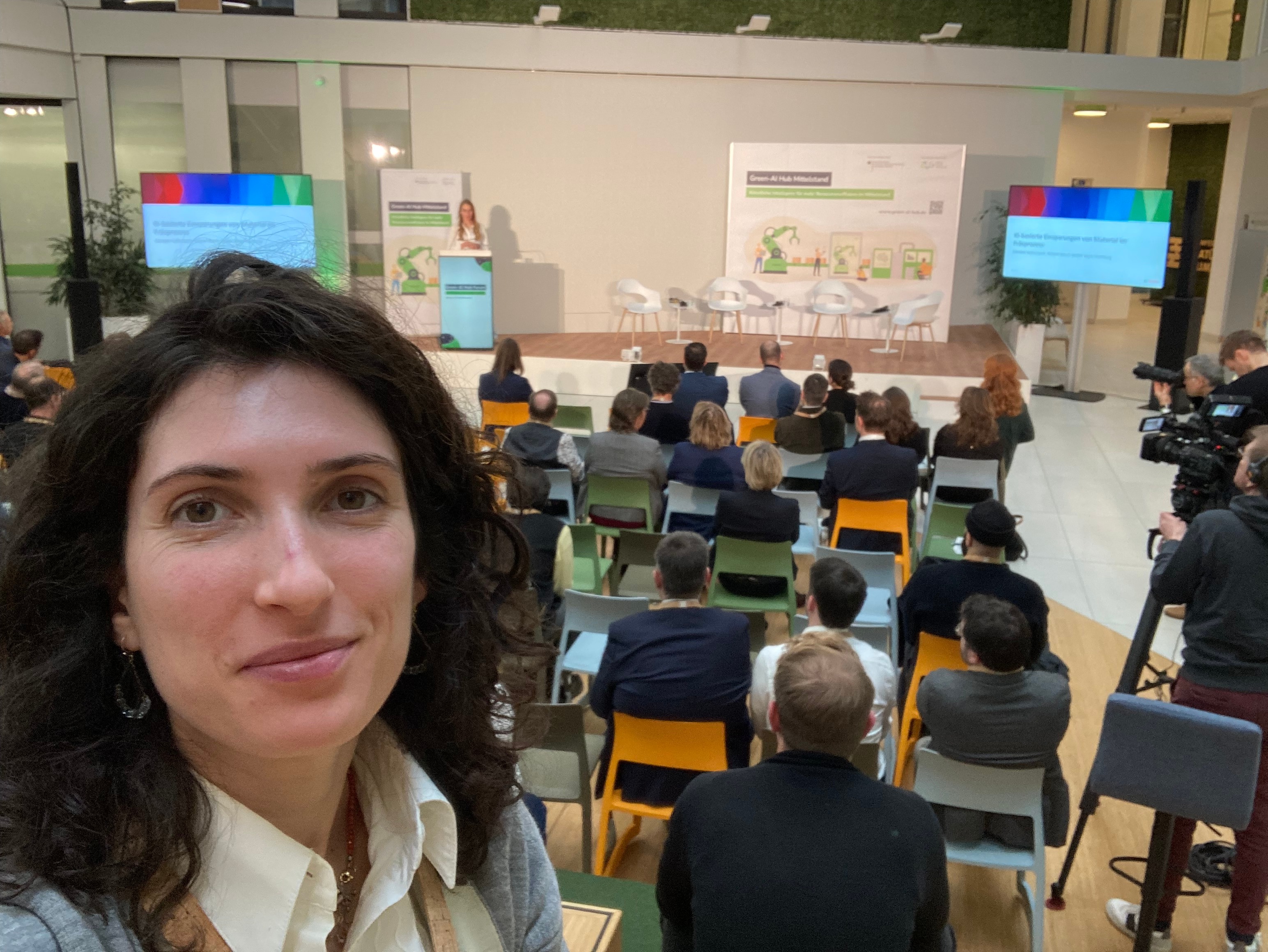 Teilnehmerin beim Forum